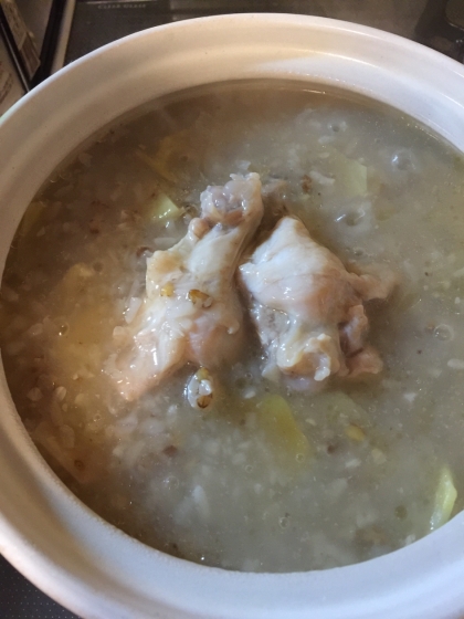 圧力鍋でお手軽サムゲタン 参鶏湯 レシピ 作り方 By Ryoripapa 楽天レシピ