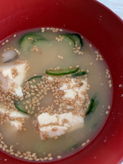 夏にピッタリ♪サバ缶でお手軽冷や汁☆