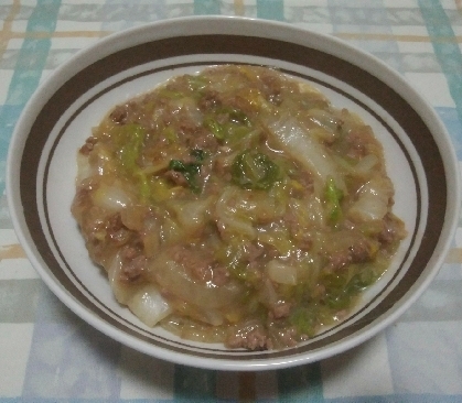 くたっとした白菜に味がしみて、美味しいですね。次は、丼にしてみようと思います。