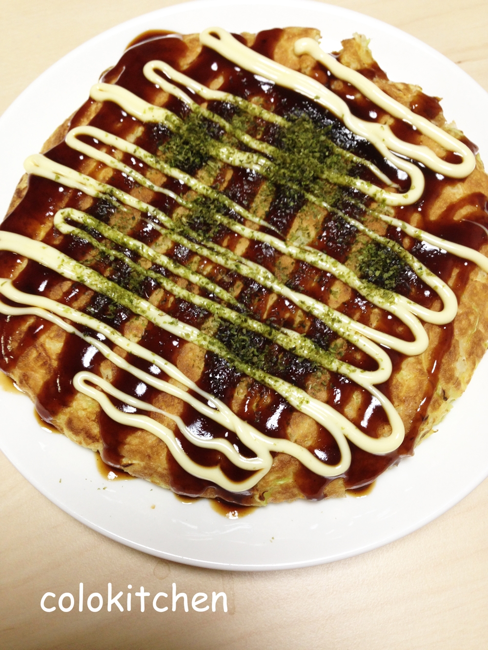 絶品おつまみ キャベツだけのお好み焼き レシピ 作り方 By Colokitchen 楽天レシピ