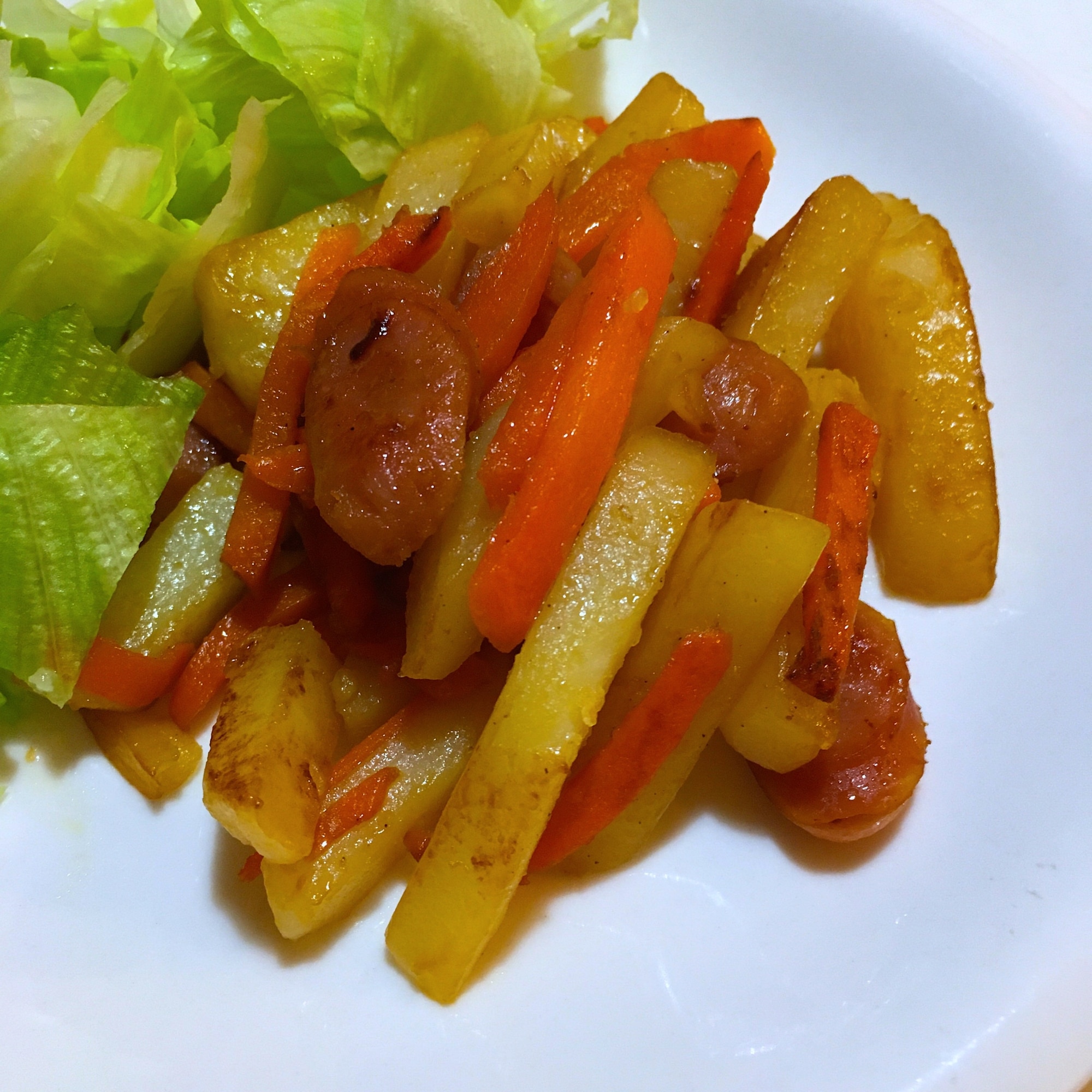 簡単！にんにく&醤油香る和風ジャーマンポテト レシピ・作り方