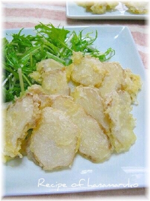 さくっと素朴な味わい!菊芋の天ぷら