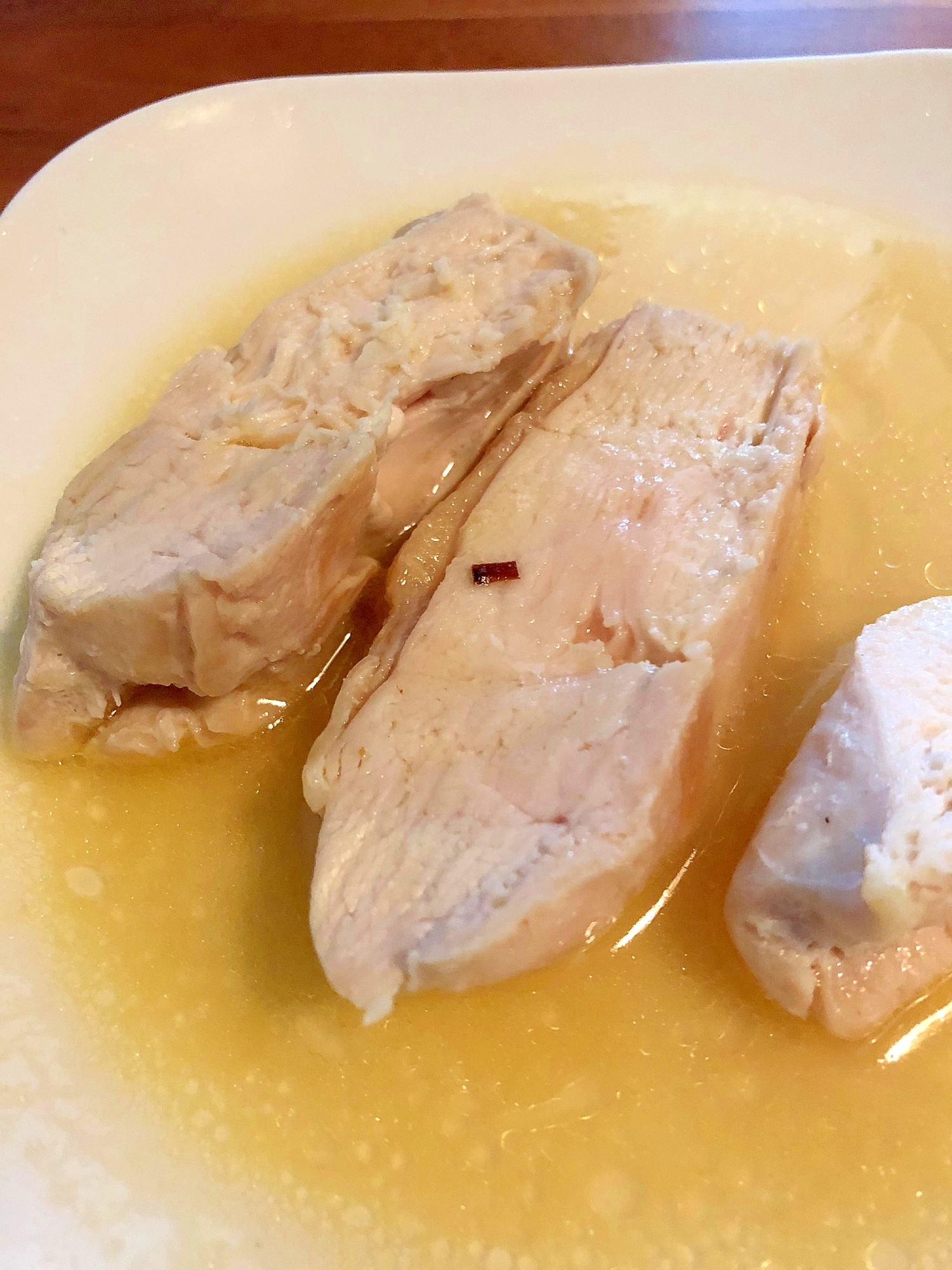 レンジで簡単!鶏むね肉のしっとりステーキ