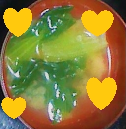 アヤアヤコ様、いつも本当にありがとうございます！
小松菜のみですが…お味噌汁を作りました♪
とっても美味しかったです♪♪ありがとうございます！
良き１日を☆☆☆