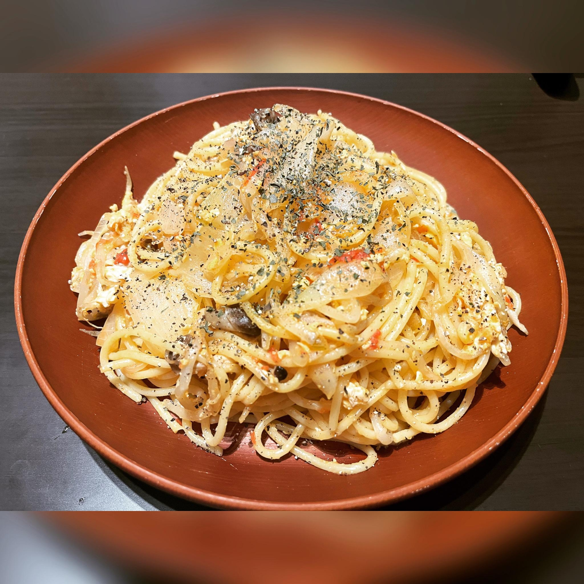 トマトとコンソメのイタリアン風パスタ