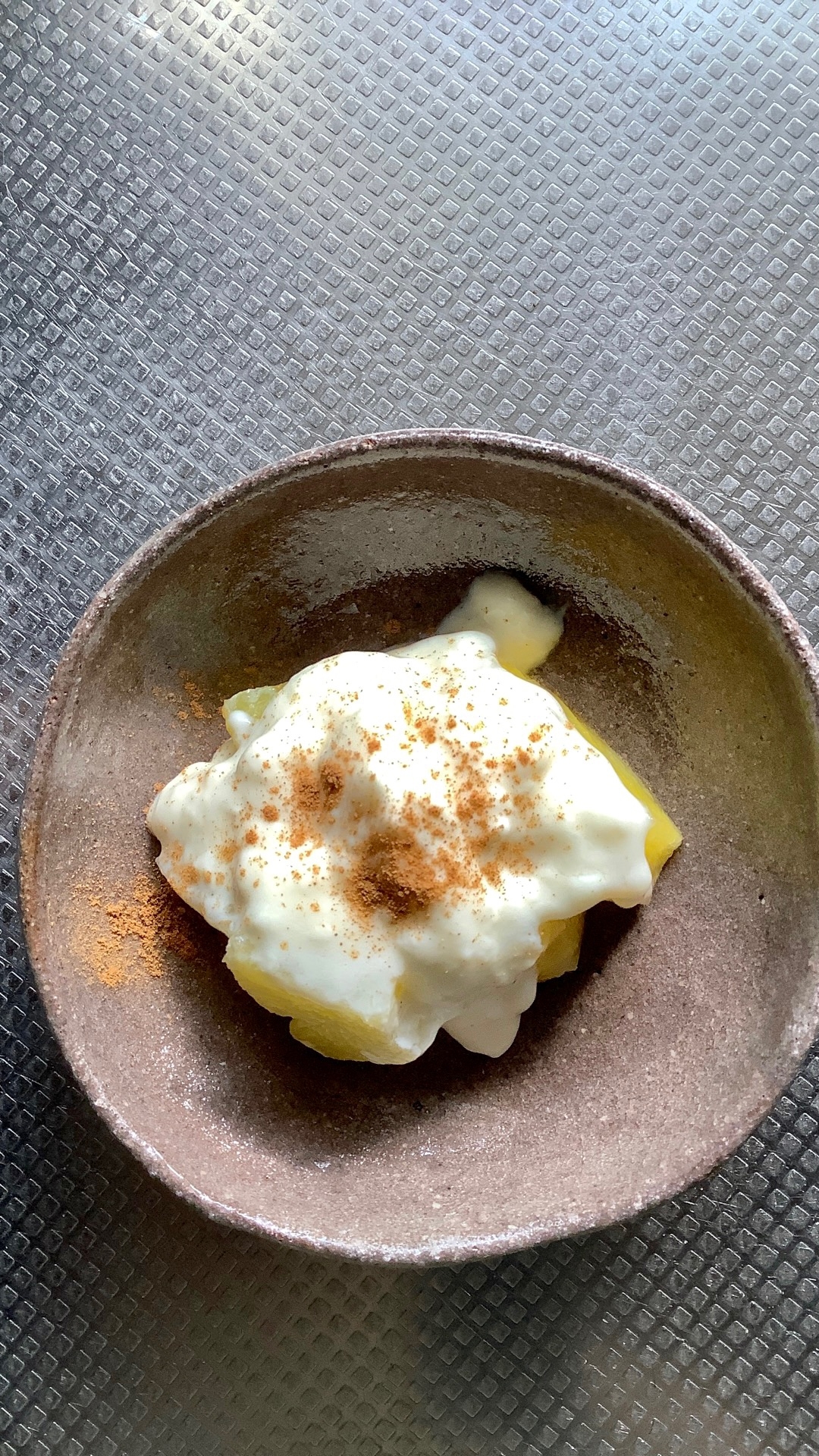 ホットパイナップルヨーグルト