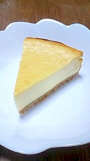 甘さ控えめ☆ベイクドチーズケーキ☆ レシピ・作り方 by