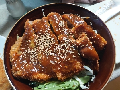 八丁味噌で作った味噌だれカツ丼