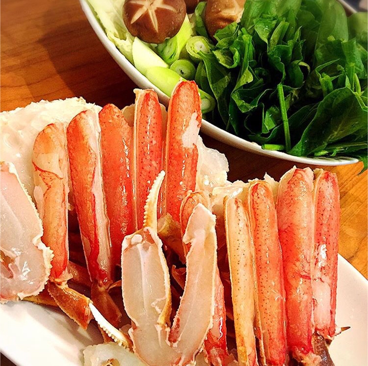 かつおだしのカニ鍋