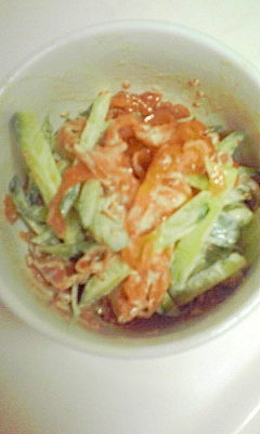 味付け中華くらげときゅうりのマヨ和え レシピ 作り方 By 梨ボー 楽天レシピ