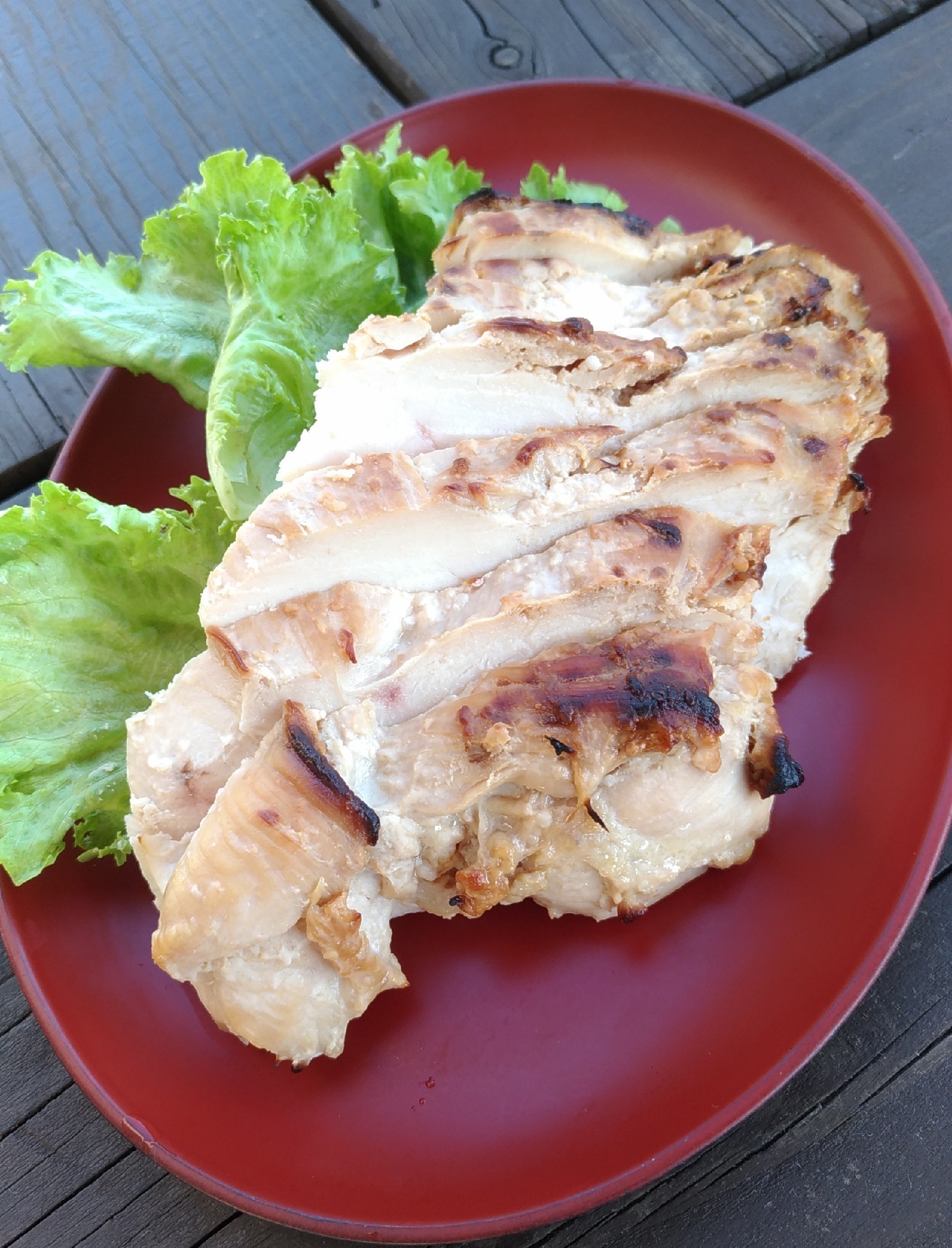 鶏肉の酒粕味噌漬け☆簡単グリル焼き