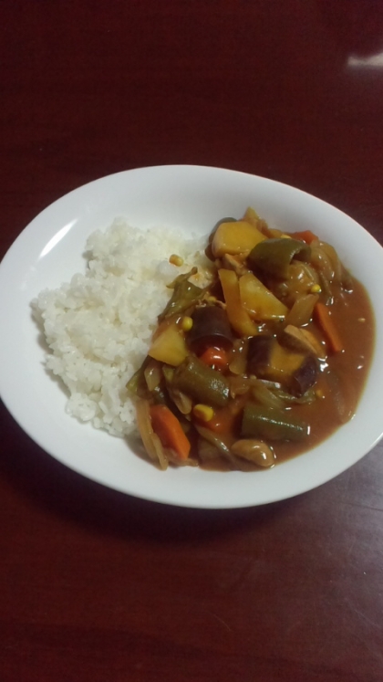 早い！安い！一味違う爽やか夏野菜カレー♪