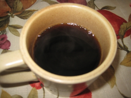 コーヒーは身体を冷やすといわれるけれど、朝の一杯はやめられない！
そんな私のお助けレシピ発見。♡
ごちそうさまでした。（*^_^*）
