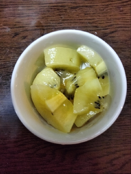 キウイのシロップ漬け