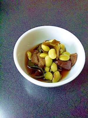 青大豆の煮浸し