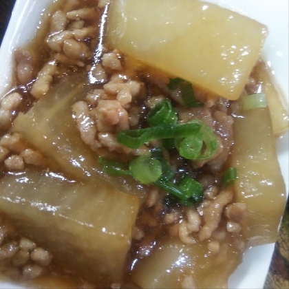 ストウブDe〜大根とひき肉の煮物