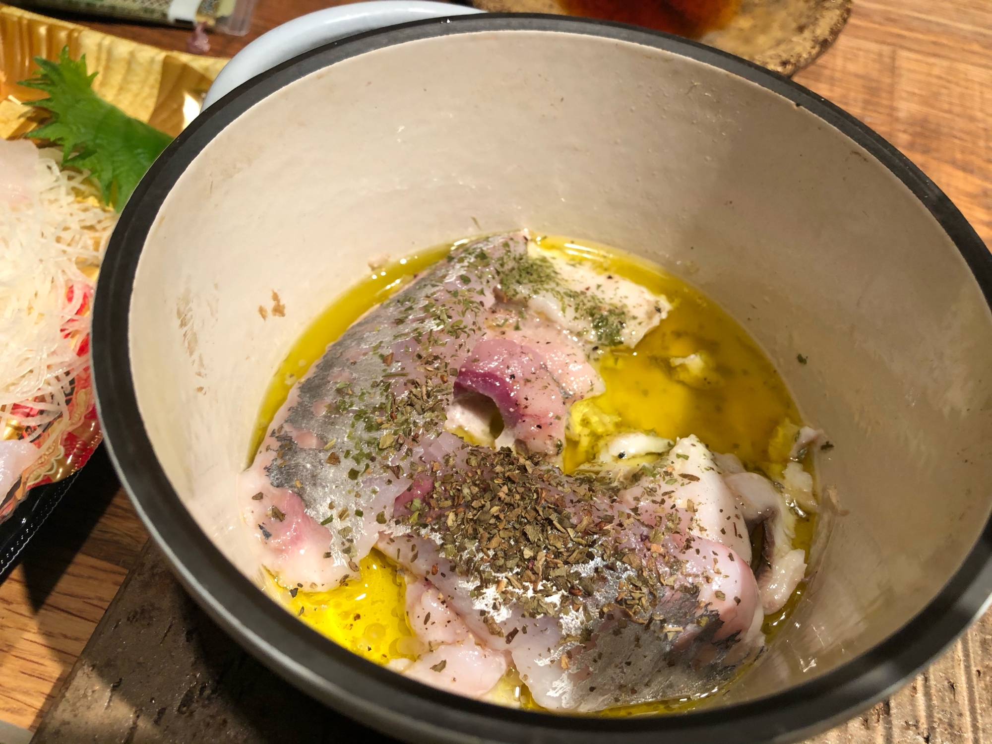 アジのアヒージョ レアで美味しい レシピ 作り方 By うり2215 楽天レシピ