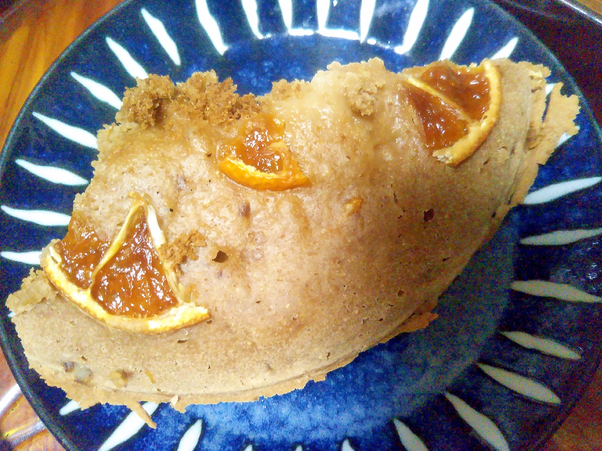 ドライみかん＆シナモン胡桃のココナッツパンケーキ