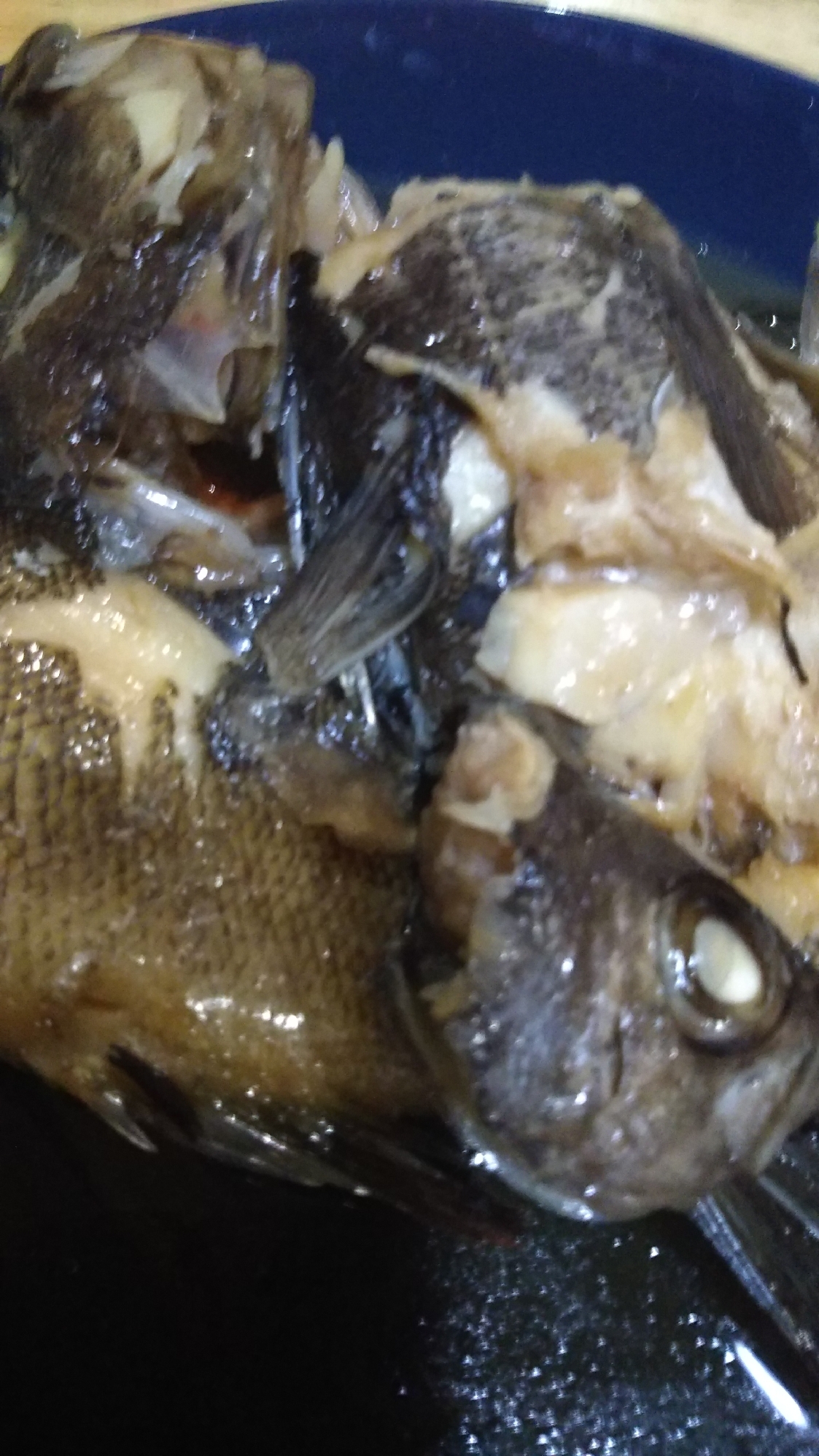 鷹の爪で臭み消し!めばるの煮付け(о´∀`о)