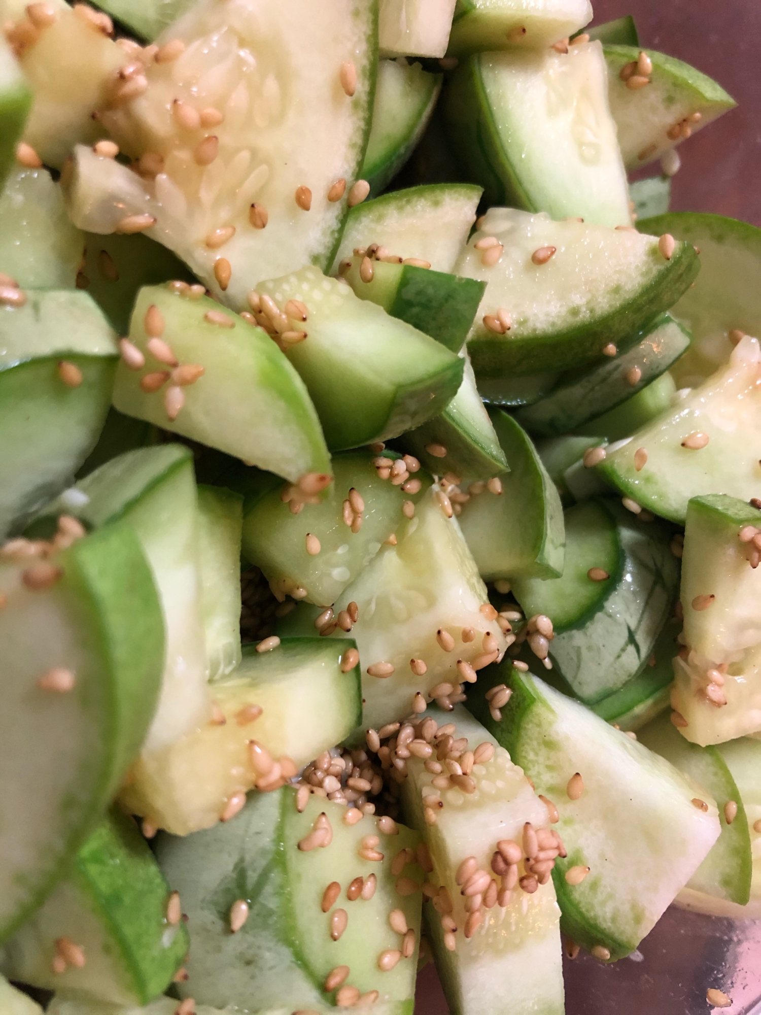 旬の野菜！摘果メロンのナムル
