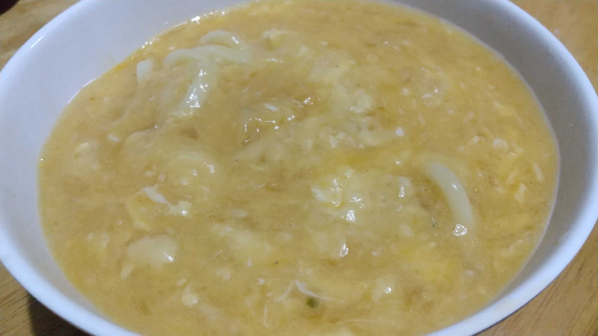 大阪けいらんうどん風　卵あんかけうどん