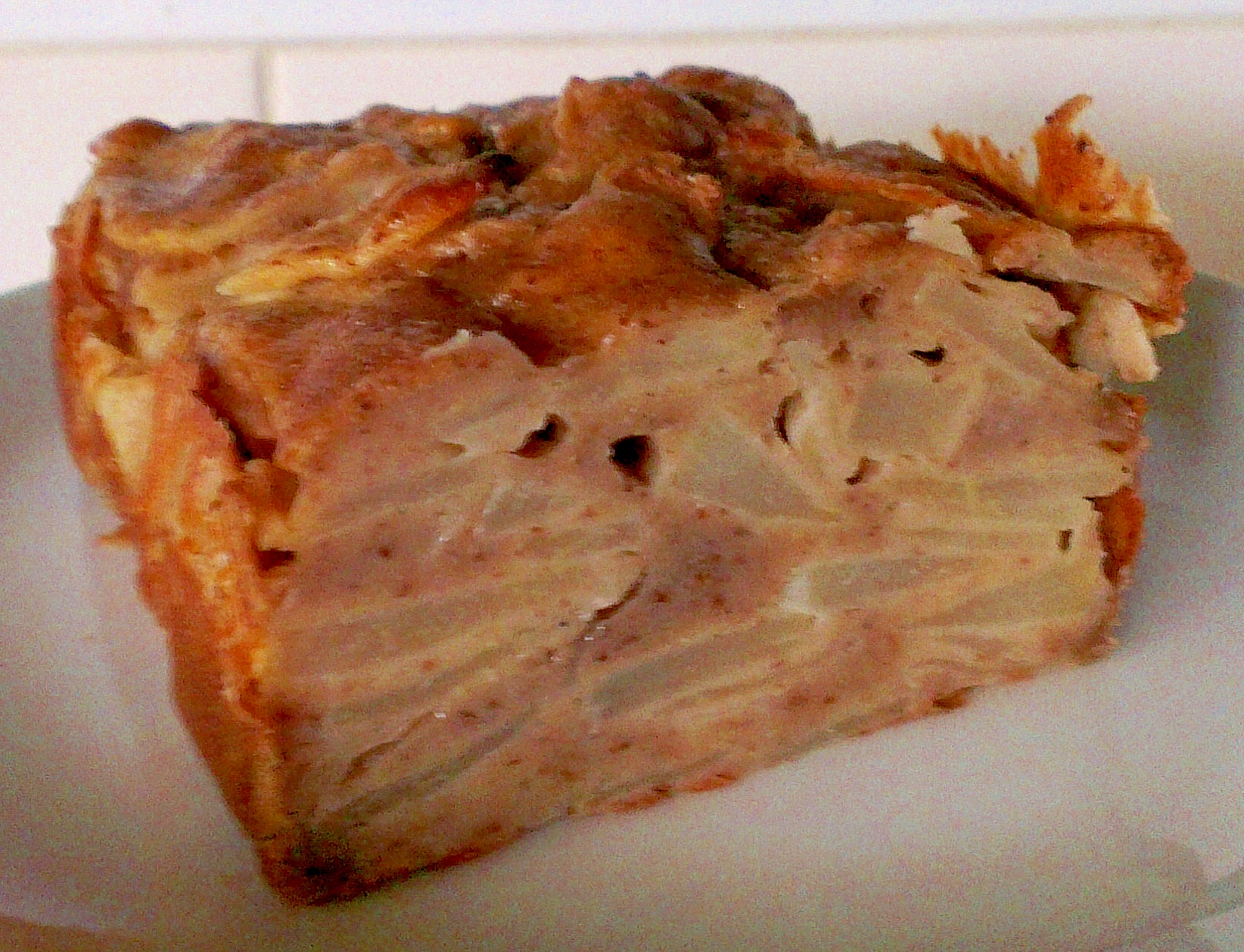 洋ナシ香る簡単ケーキ 洋ナシのインビジブルケーキ レシピ 作り方 By マミィチャビィ 楽天レシピ