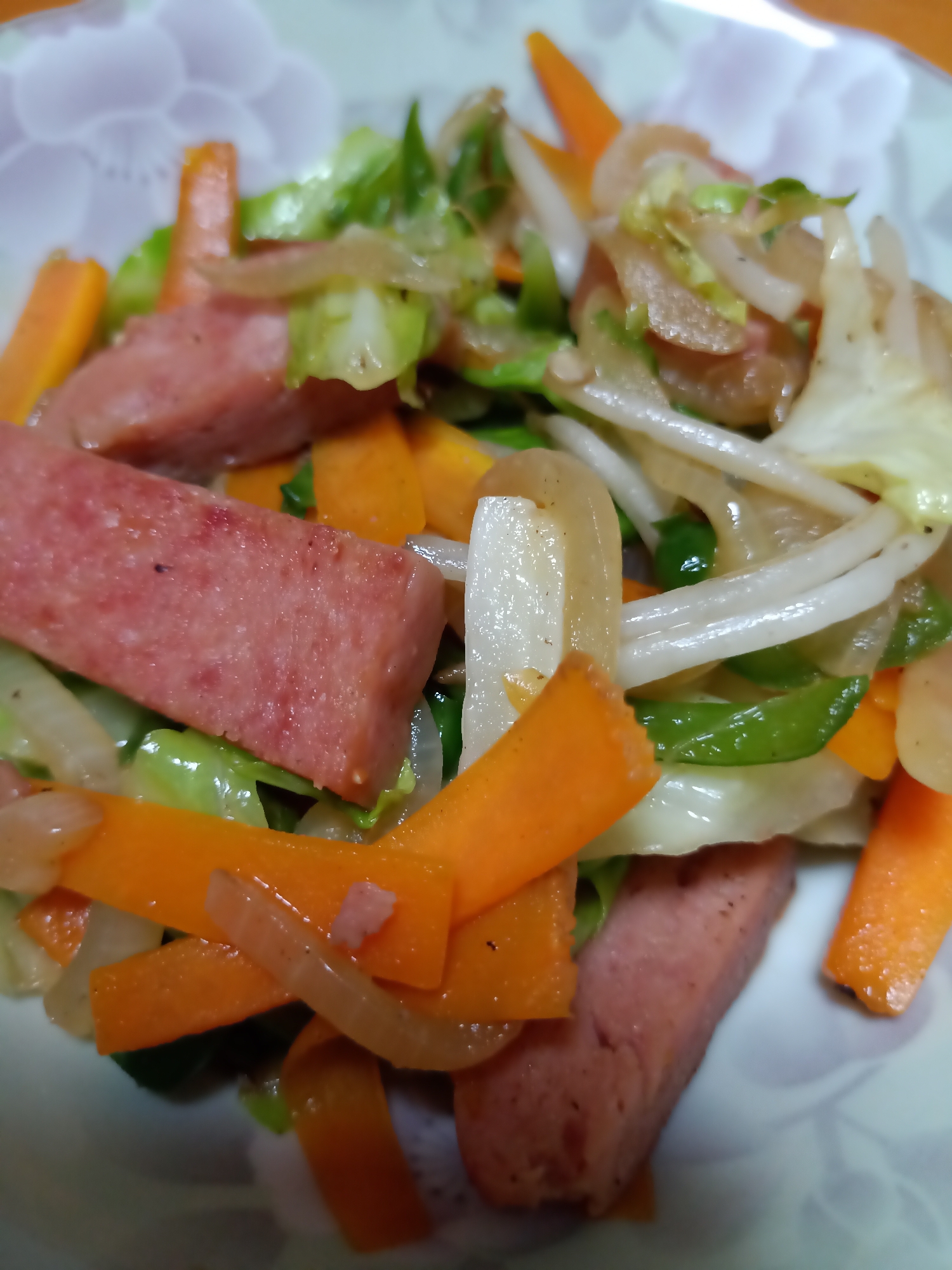 ◇スパムと野菜の炒め物