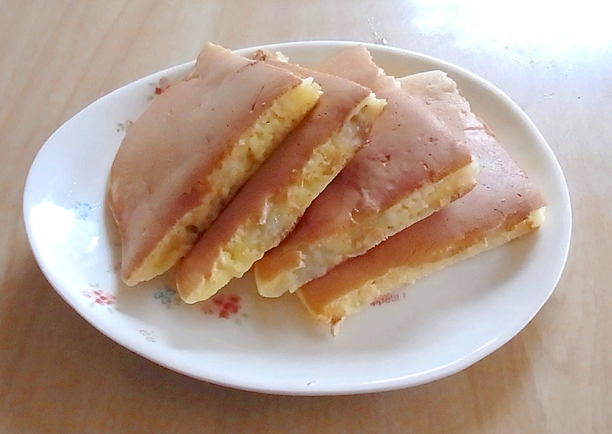 塩麹入りバナナヨーグルトパンケーキ