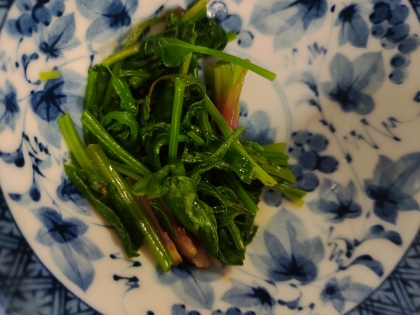 あもかさんこんにちは(*^-^*)ほうれん草炒め、とても色鮮やかに簡単調理できました。お弁当にいれま＾＾つくれぽありがとうございます