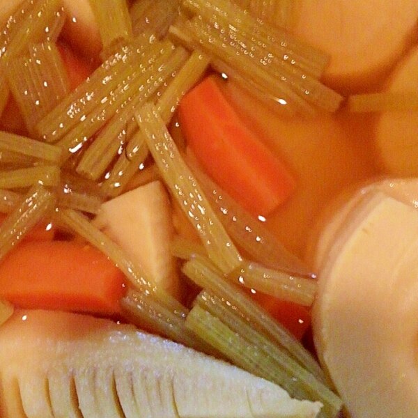 たけのこ ふき 人参で 和風煮物 レシピ 作り方 By ぴぐ 楽天レシピ たけのこ ふき 人参で 和風煮物 レシピ 作り方 By ぴぐ 楽天レシピ