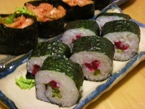 赤かぶの巻き寿司