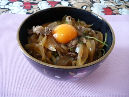 我が家のおいしい牛丼☆