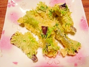 茄子☆大葉巻き天