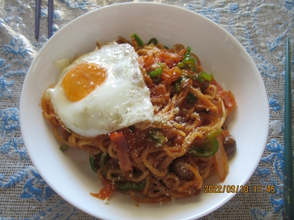 もちもち♡ナポリタン焼きそば