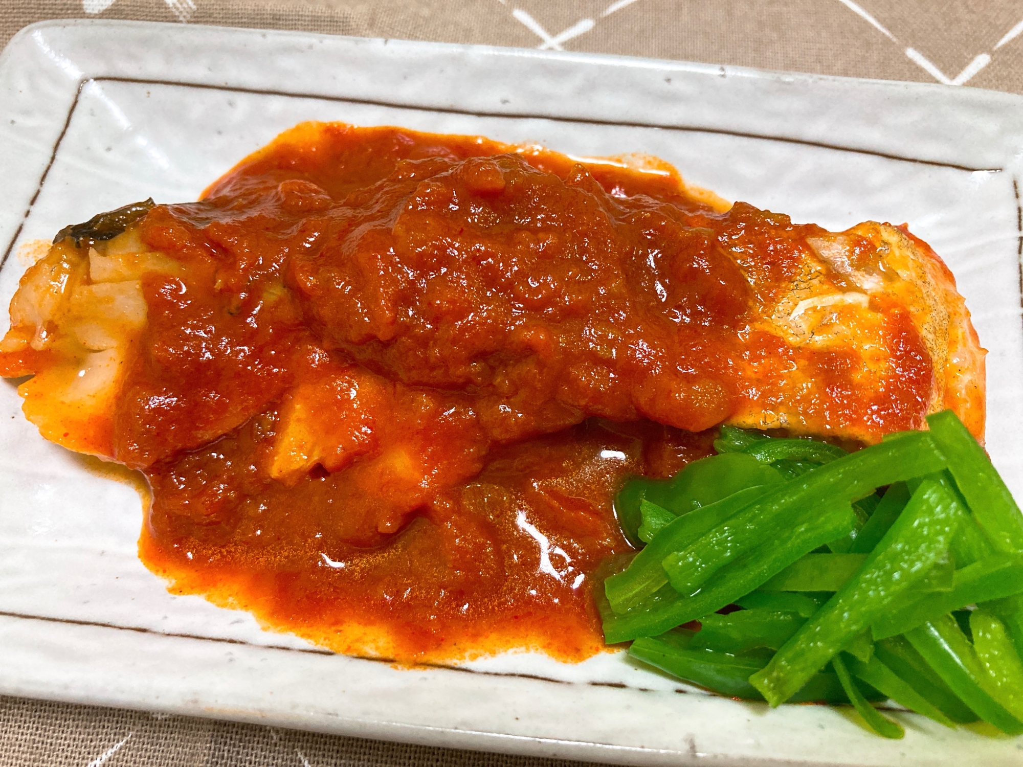 簡単オシャレな たらのトマト煮 レシピ 作り方 By おんころもち 楽天レシピ