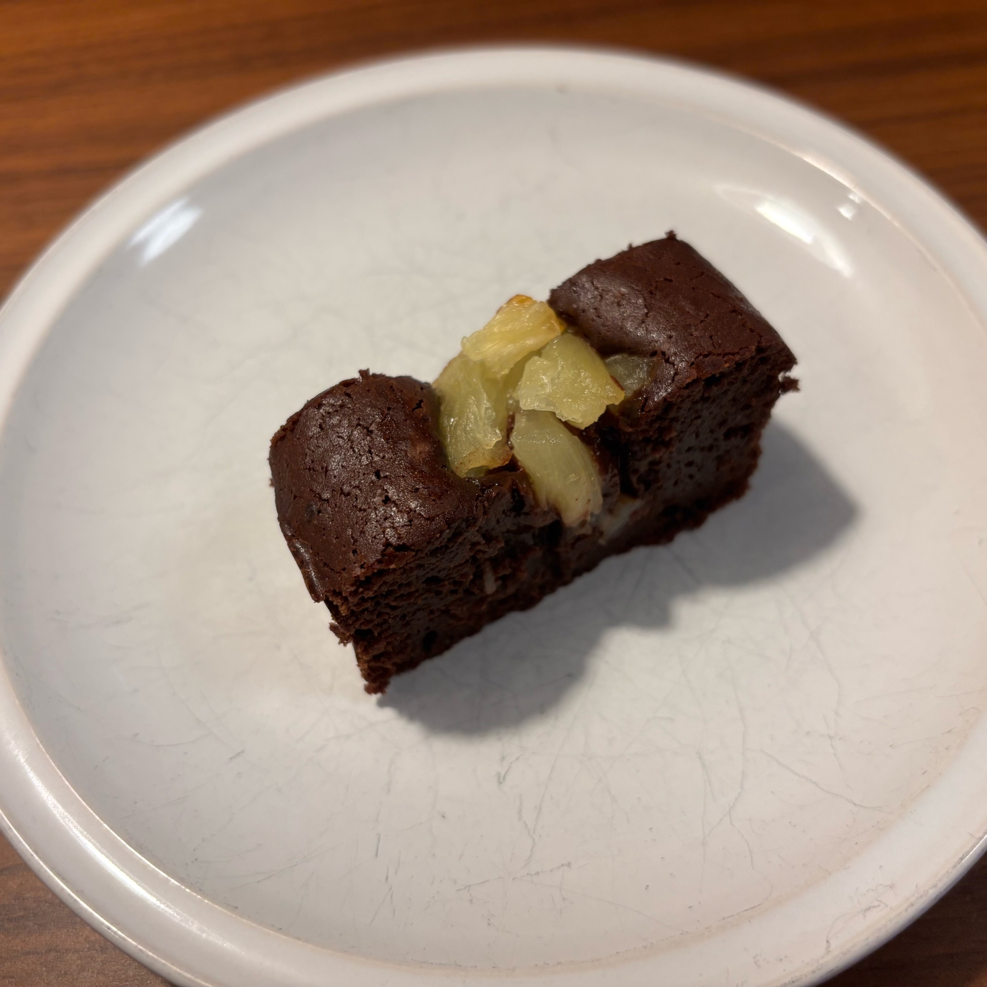 パイナップルジャムチョコブラウニー