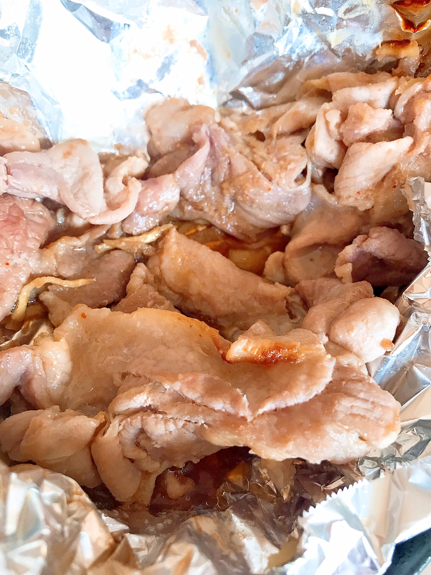 洗い物ゼロ 魚焼きグリルで豚のしょうが焼き レシピ 作り方 By ミートソース 楽天レシピ