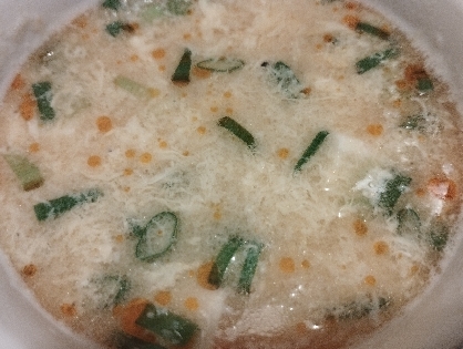 豆腐の酸辣湯スープ