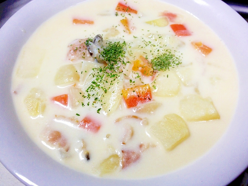 簡単 濃厚クラムチャウダー レシピ 作り方 By Amaneko 楽天レシピ 簡単 濃厚クラムチャウダー レシピ 作り方 By Amaneko 楽天レシピ