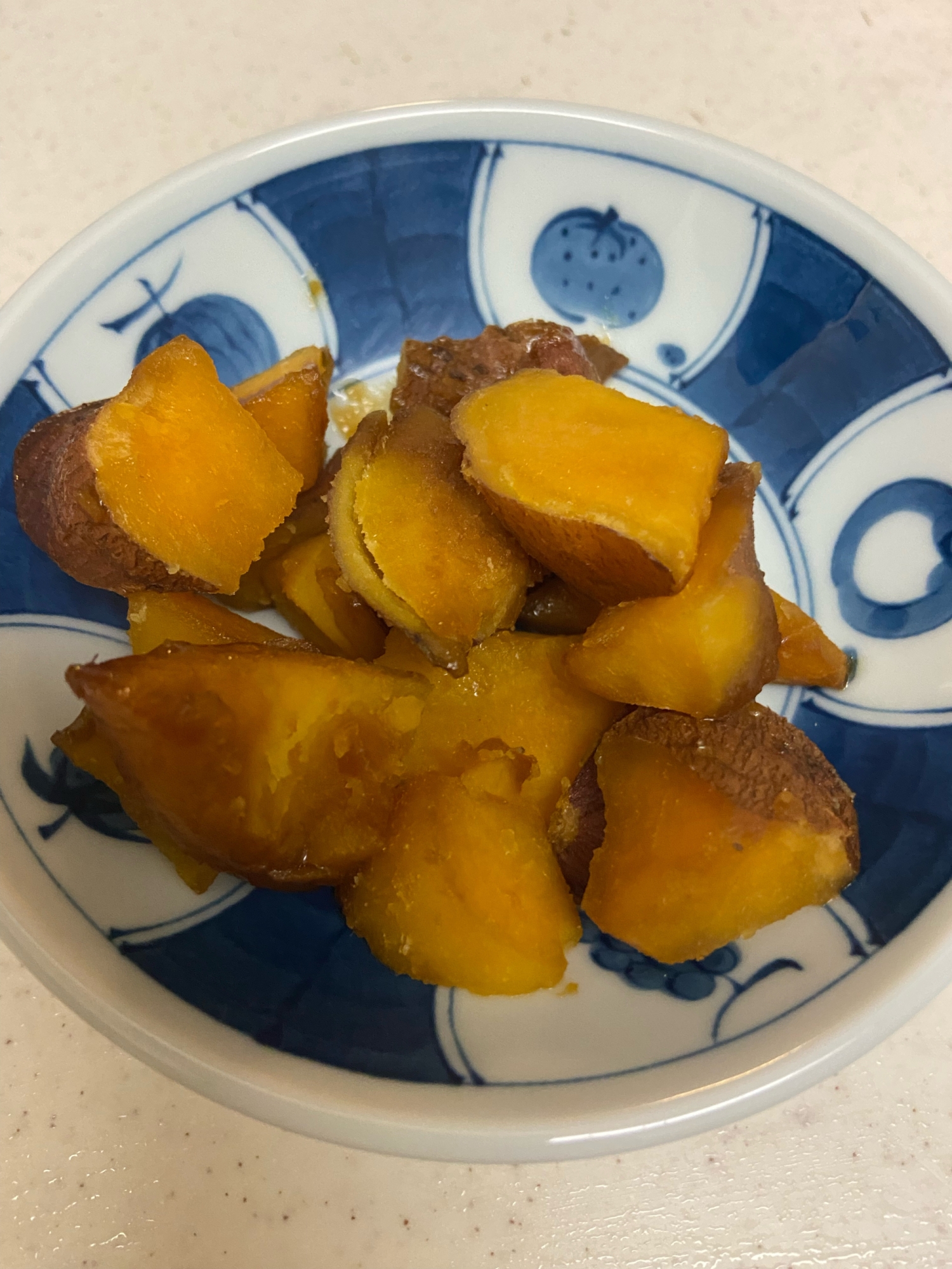 さつまいもの醤油煮!