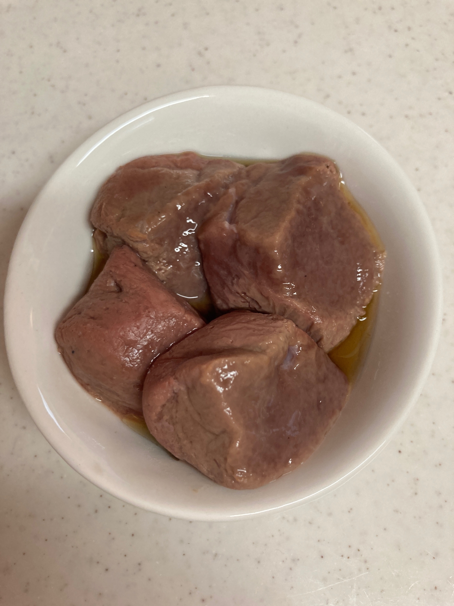 レバーの下ごしらえ!レバ刺しとごま塩ダレ(ごま油)