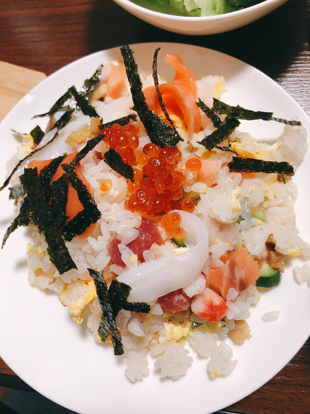 魚介たっぷりの雛祭り寿司