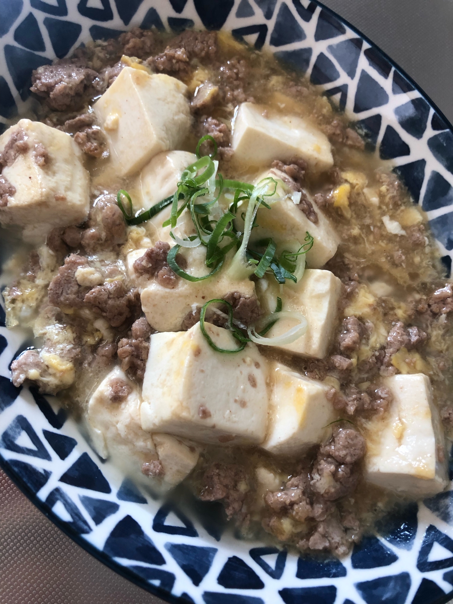 豆腐とミンチの出汁煮