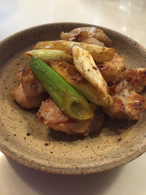 ♡やわらか鶏肉とネギの塩麹焼き♡