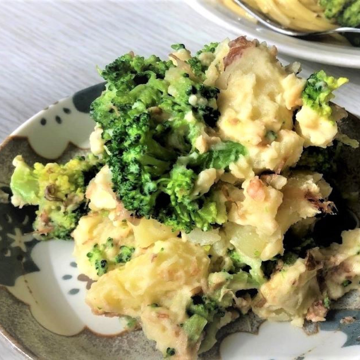 冷凍ブロッコリーのおかかポテトサラダ～農家レシピ