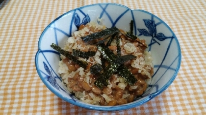 海苔天かす納豆どんぶり★