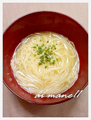 そうめん味噌汁 レシピ 作り方 By Mane11 楽天レシピ