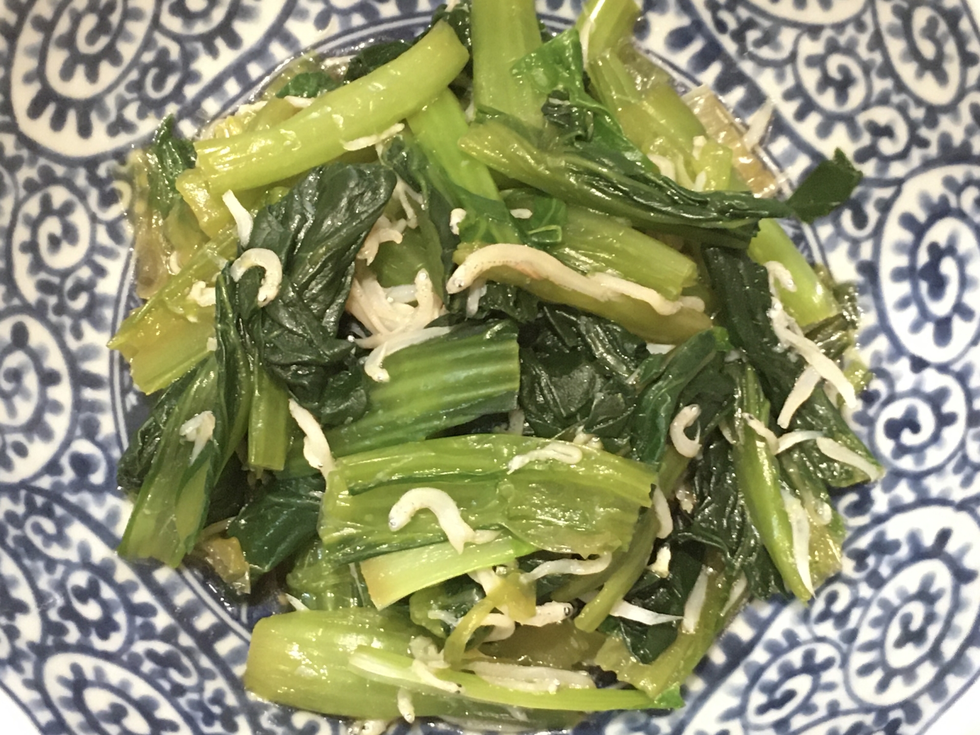 小松菜の和え物〜ごま油風味