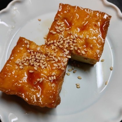 厚揚げ甘辛煮物
