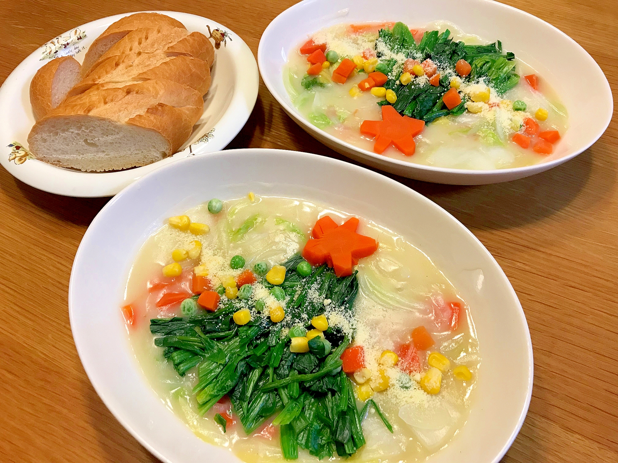 手作り野菜クリームシチュー クリスマスバージョン レシピ 作り方 By Chayank ちゃやんく 楽天レシピ